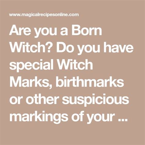 A Witch's Lineage: Tracing the Footprints of Being Born a Witch